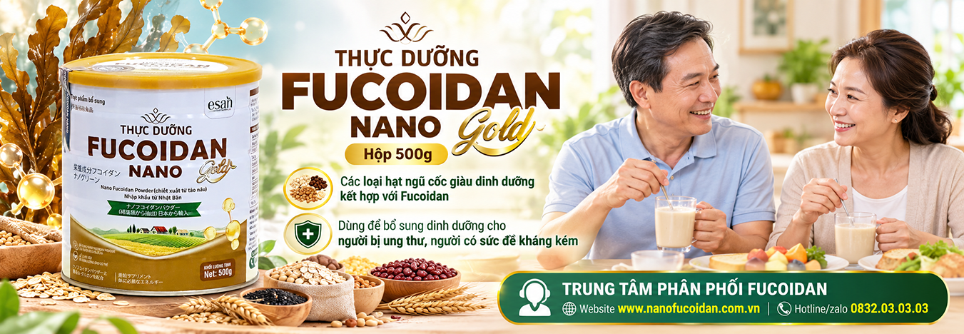Thực dưỡng miễn dịch Fucoidan Nano Gold
